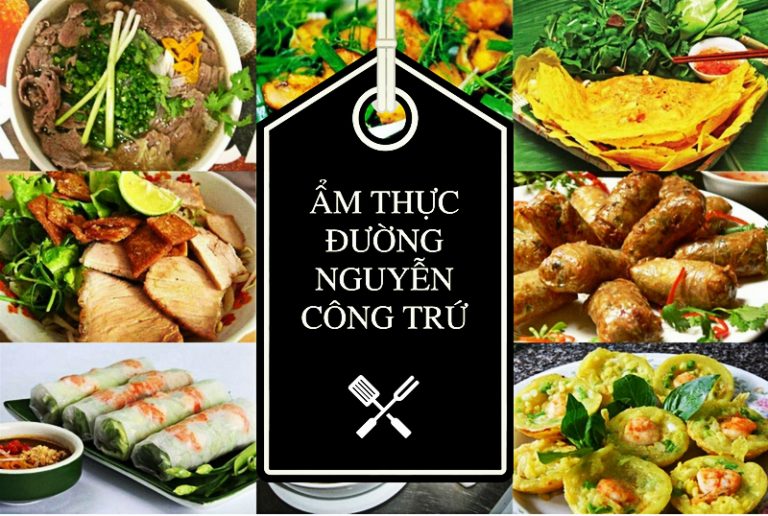 Đường Nguyễn Công Trứ Quy Nhơn thiên đường ẩm thực ăn sáng độc đáo ...